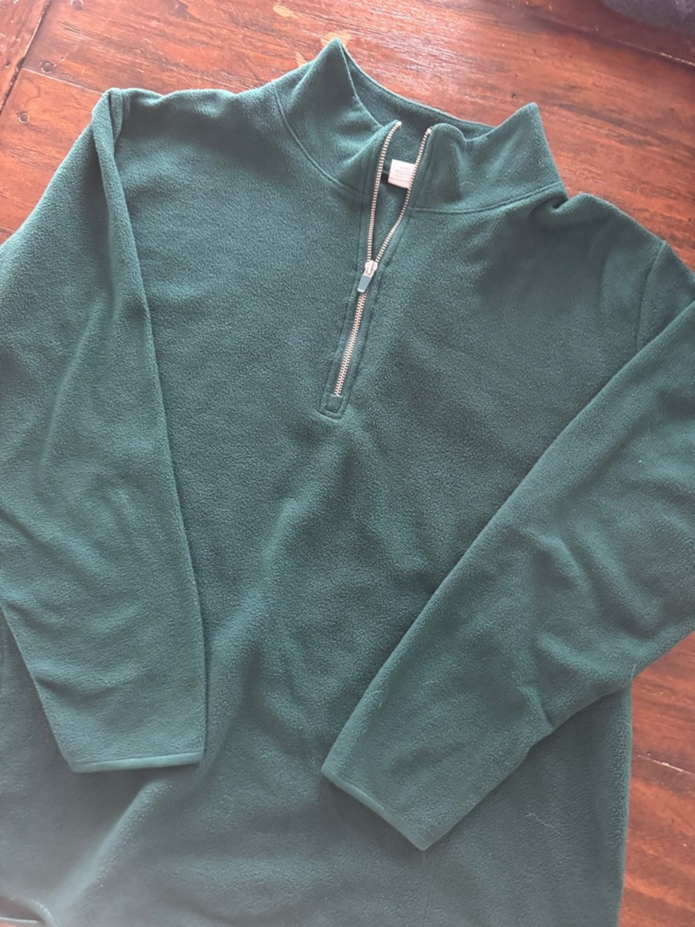 Livi Active Women's Forest Green Quarter-Zip Fleece Pullover